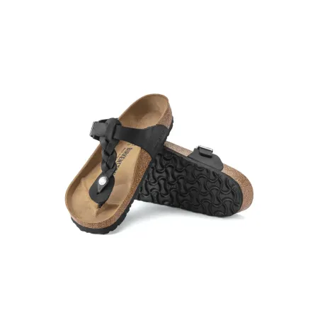 claquette birkenstock Gizeh Braided Leo Thong